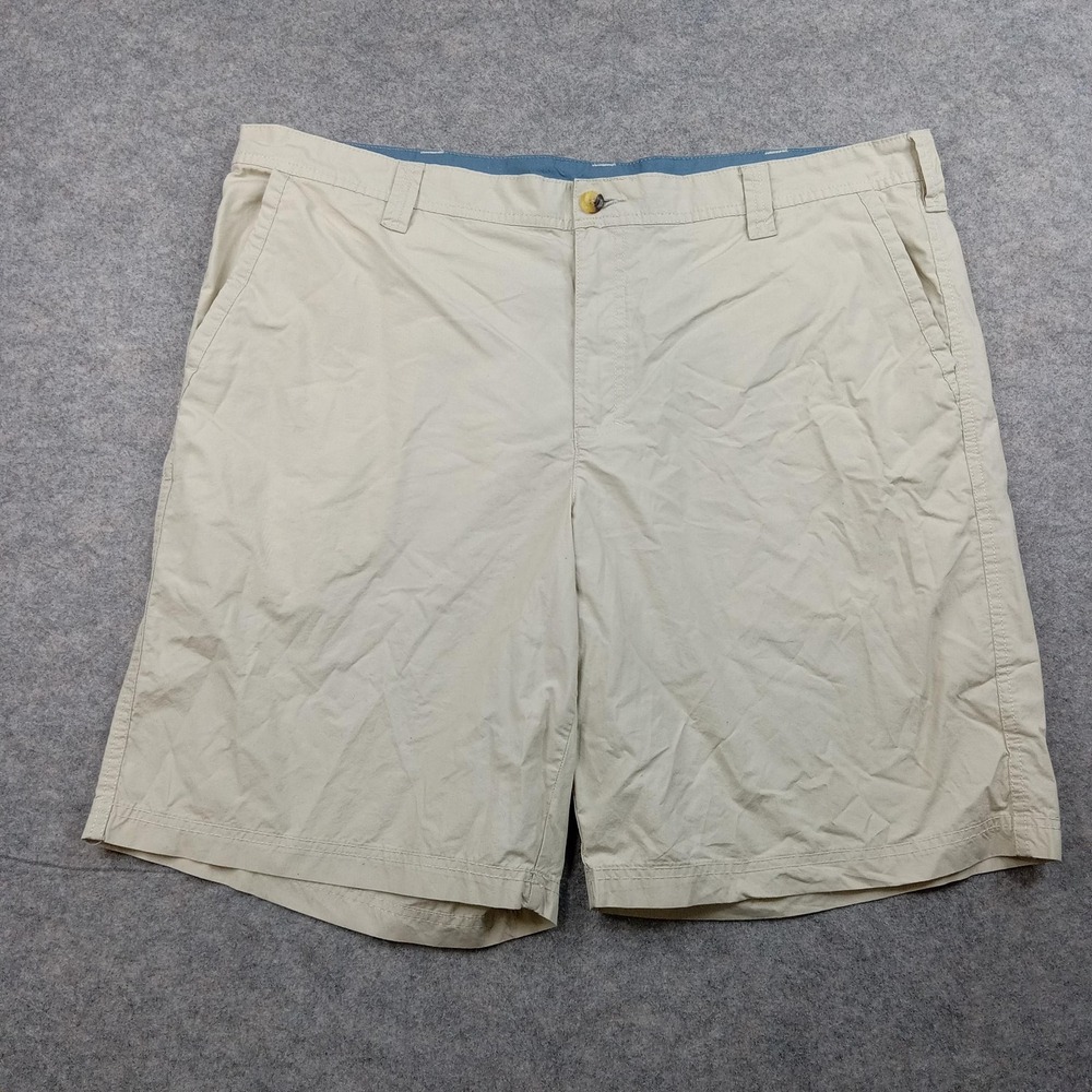 Columbia Shorts Mens 40 Beige Cotton Lined Casual Hiking Outdoor AM4471